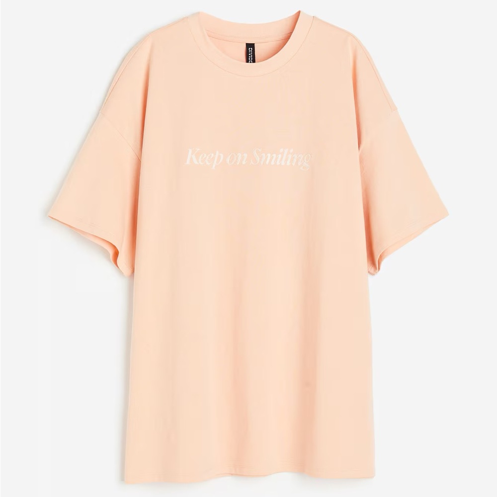 H&M “Keep On Smiling” Shirt